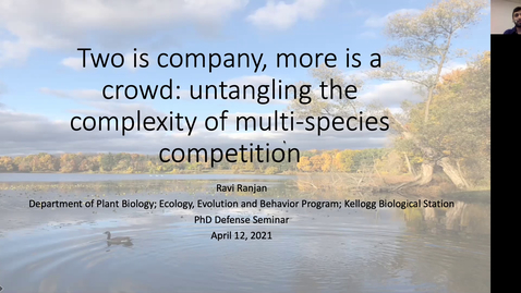 Thumbnail for Two is company more is a crowd untangling the complexity of multi-species competition