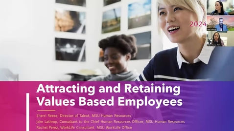 Thumbnail for entry Encore Presentation: Attracting and Retaining Values Based Employees