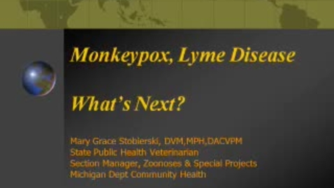 Thumbnail for entry VM_544_09092010_Lyme_Disease__Stobierski