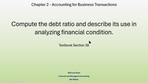 Thumbnail for ACC 202 - CH 2 - Analysis 2