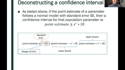 Thumbnail for entry STT 200 One Proportion Confidence Intervals, Part 4