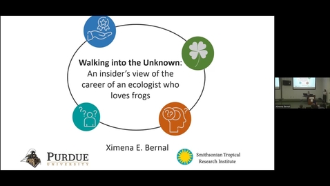 Thumbnail for Eminent Ecologist -  Ximena Bernal - June 5th 2024