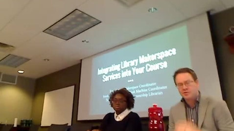 Thumbnail for entry MSU Brown Bag | “Integrating Library Makerspace Services into Your Course.” Jan. 29, 2016