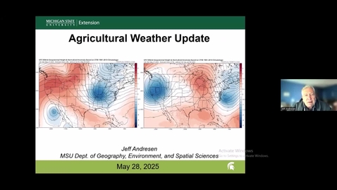 Thumbnail for Agricultural Weather Update - May 28, 2025