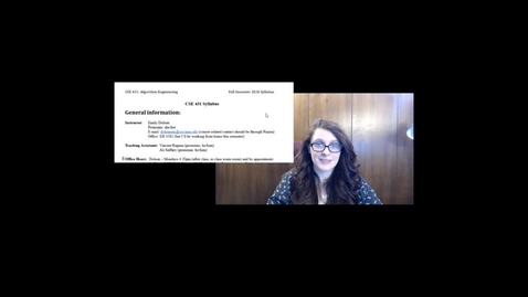 Thumbnail for CSE 431 Syllabus Overview