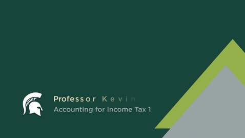 Thumbnail for entry Account for Income Tax 1