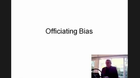 Thumbnail for entry Officiating Bias