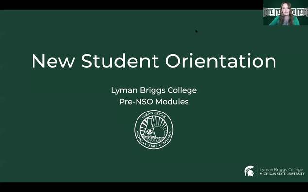 Pre Nso Module 1 Lyman Briggs College Michigan State University