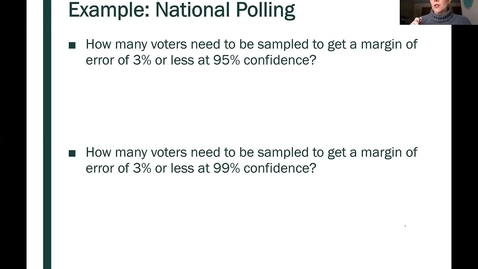 Thumbnail for STT 200 One Proportion Confidence Intervals, Part 6
