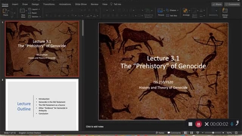 Thumbnail for entry Lecture 3.1 - Part 1
