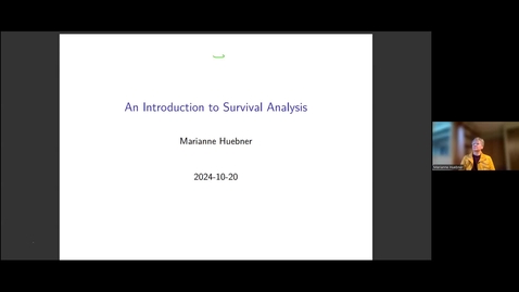 Thumbnail for CSTAT 2024 Fall Semester - An Introduction to Survival Analysis: Basic Concepts