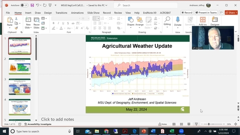 Thumbnail for Agricultural Weather Update - May 22, 2024