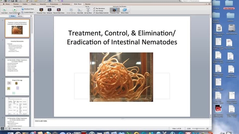 Thumbnail for entry Week-Two-HM-887-Control-of-Intestinal-Nematodes