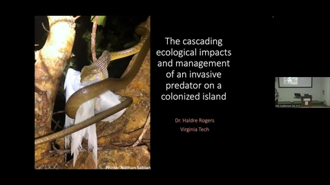 Thumbnail for Eminent Ecologist - Haldre Rogers - July 1st 2024