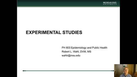 Thumbnail for Module 9 - Experimental Studies - Lecture