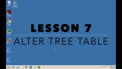 Thumbnail for entry Lesson 7 - Alter Tree Table