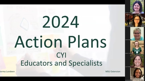 Thumbnail for entry 2024 CYI Action Plans for Educators and Specialists