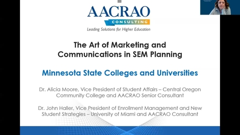 Thumbnail for entry The Art of Marketing and Communications in SEM Planning
