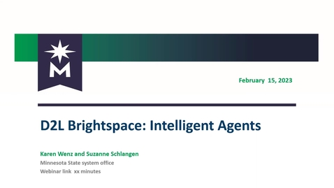 Thumbnail for D2L: Communicating with Students via Intelligent Agents