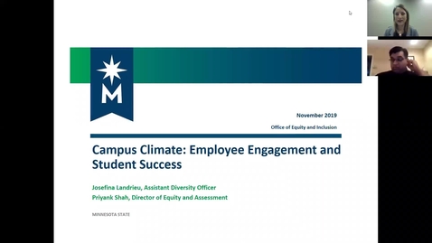 Thumbnail for entry Campus Climate: A model for campus climate assessment