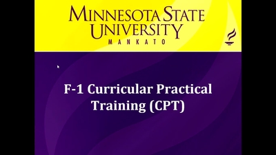Curricular Practical Training Cpt Minnesota State University Mankato
