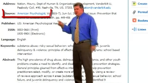 Thumbnail for Peer Reviewed Articles