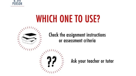 Thumbnail for 1st, 2nd or 3rd Person