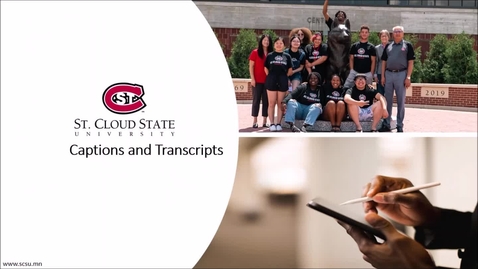 Thumbnail for Captions and Transcripts for Accessible Media