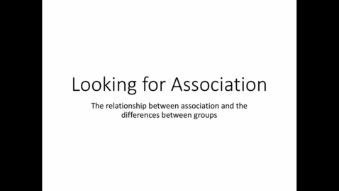 Thumbnail for OLD - Activity 1.6.1  - Association for a Categorical Response