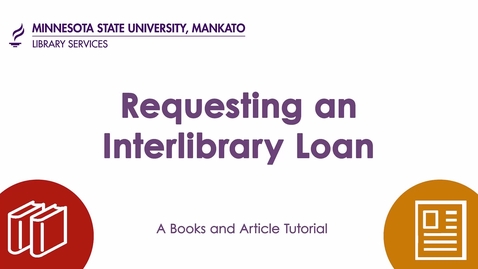 Thumbnail for Requesting an Interlibrary Loan