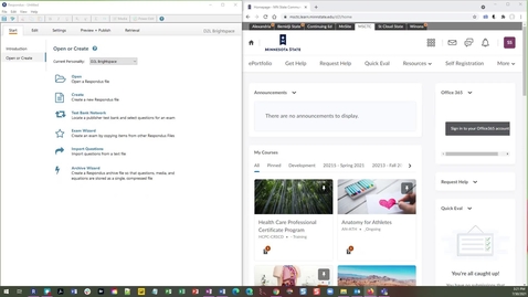 Thumbnail for entry Retrieve quiz questions from D2L Brightspace Quizzes and Open Quiz in Respondus Quiz Generator