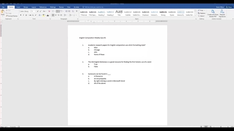 Thumbnail for Quiz Conversion