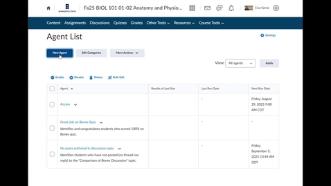 Thumbnail for Communicating with students using Intelligent Agents