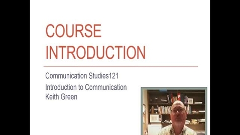 Thumbnail for 121 Course Introduction 