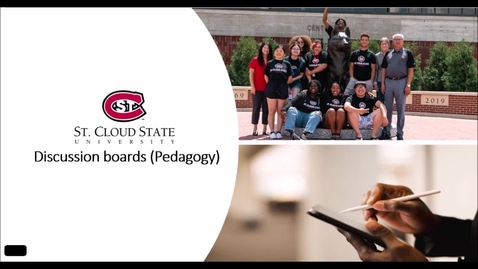 Thumbnail for Discussion boards (Pedagogical)