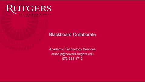 Thumbnail for Blackboard Collaborate