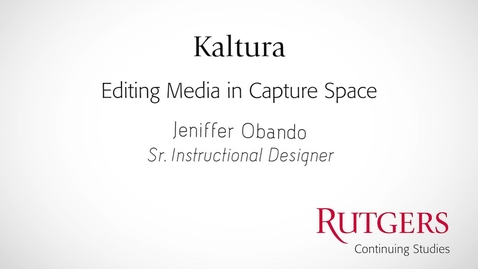 Thumbnail for entry EditingMediaInCaptureSpace