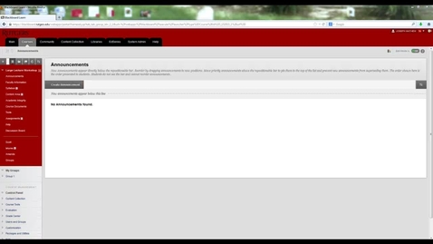 Thumbnail for Blackboard-Adding Media through Kaltura