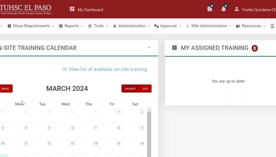 View Mass Requirement