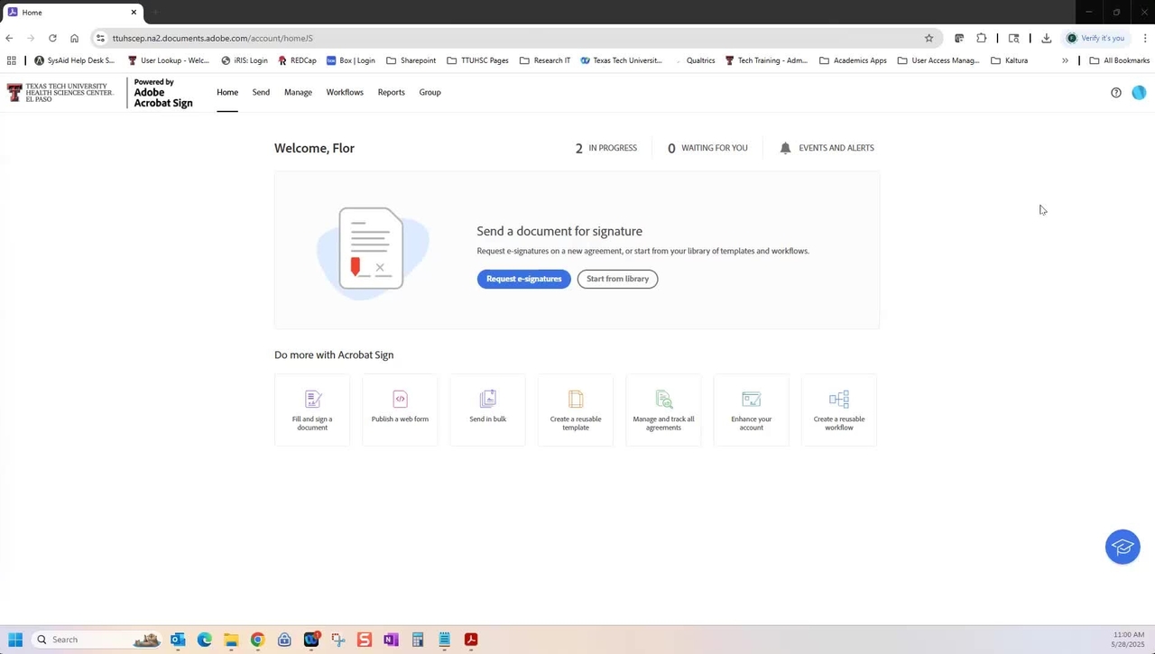 Adobe Sign Workflows Learning Session