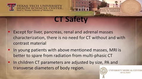 Thumbnail for entry Radiation Safety at TTUHSC EP - Part 2