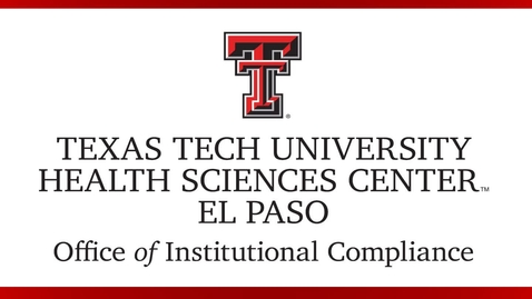 Thumbnail for 2021 General Compliance Program Training.mp4