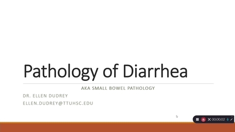 Thumbnail for Pathology of Diarrhea