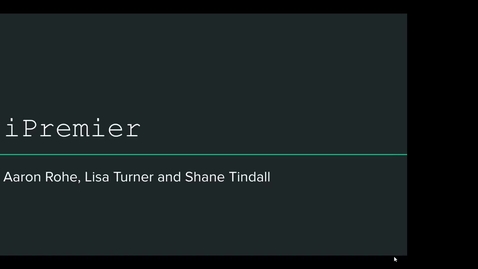 Thumbnail for Blue Team: CS2B: iPremier Presentation