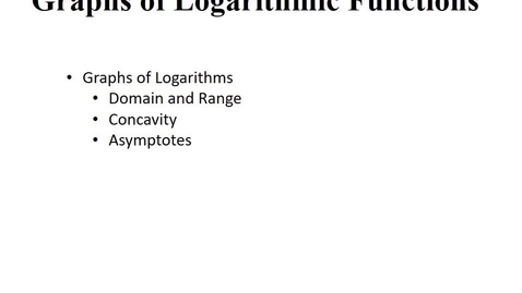 Thumbnail for 5.3 Logarithmic Functions