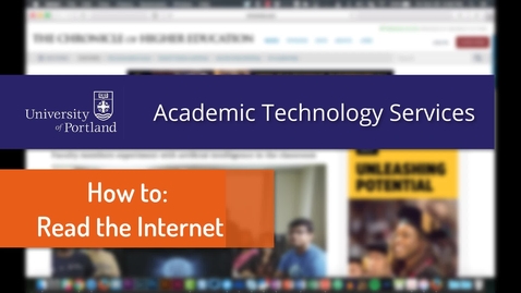 Thumbnail for How to Read the Internet