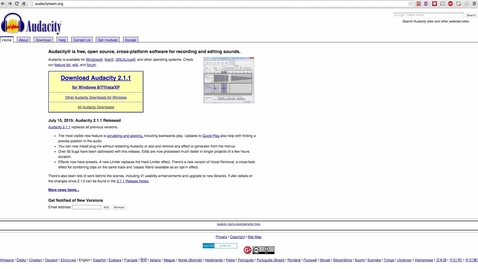 Thumbnail for Audacity on Mac: Install Audacity