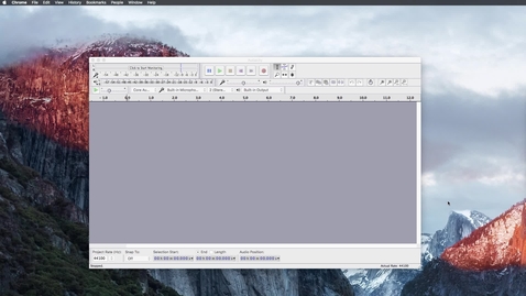 Thumbnail for Audacity on Mac: How to Set Up a Microphone &amp; Capture Audio