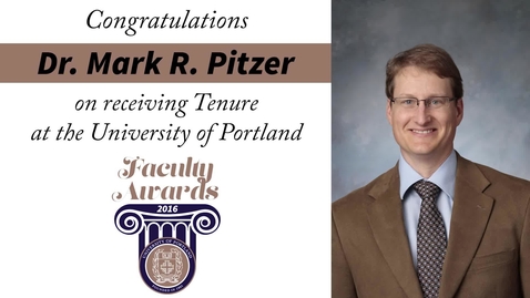 Thumbnail for Dr. Mark R. Pitzer.mp4