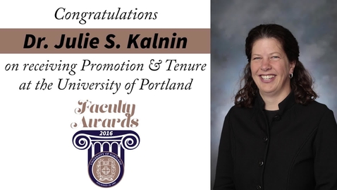 Thumbnail for Dr. Julie S. Kalnin.mp4